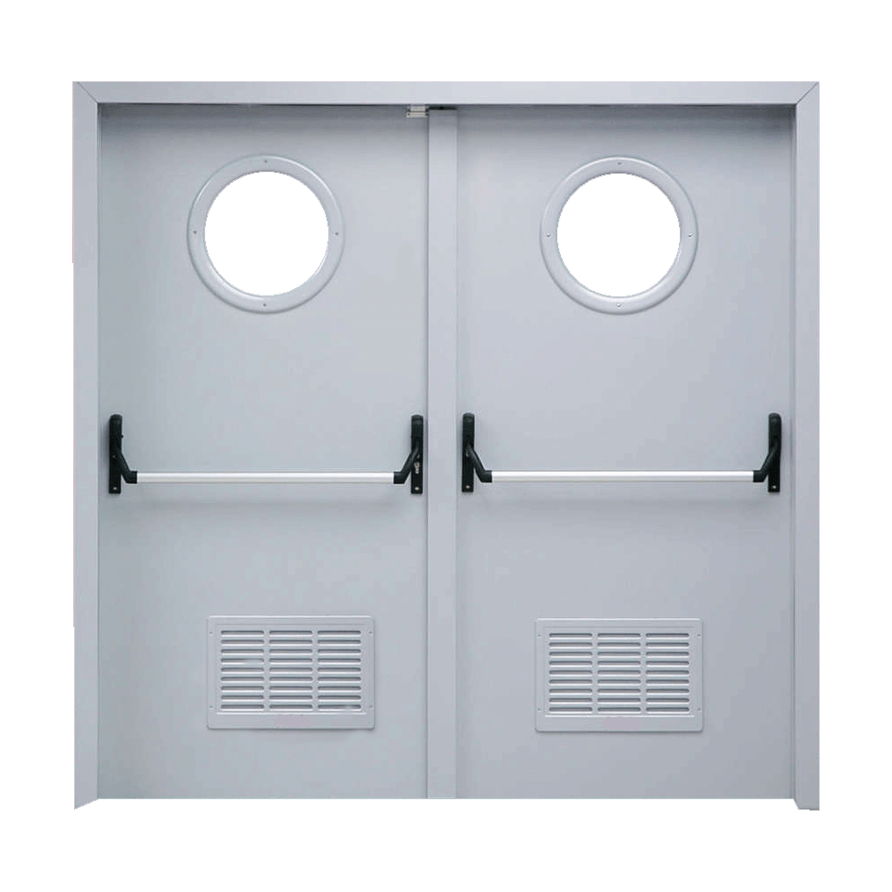 çift kanat kapı sistem detayı