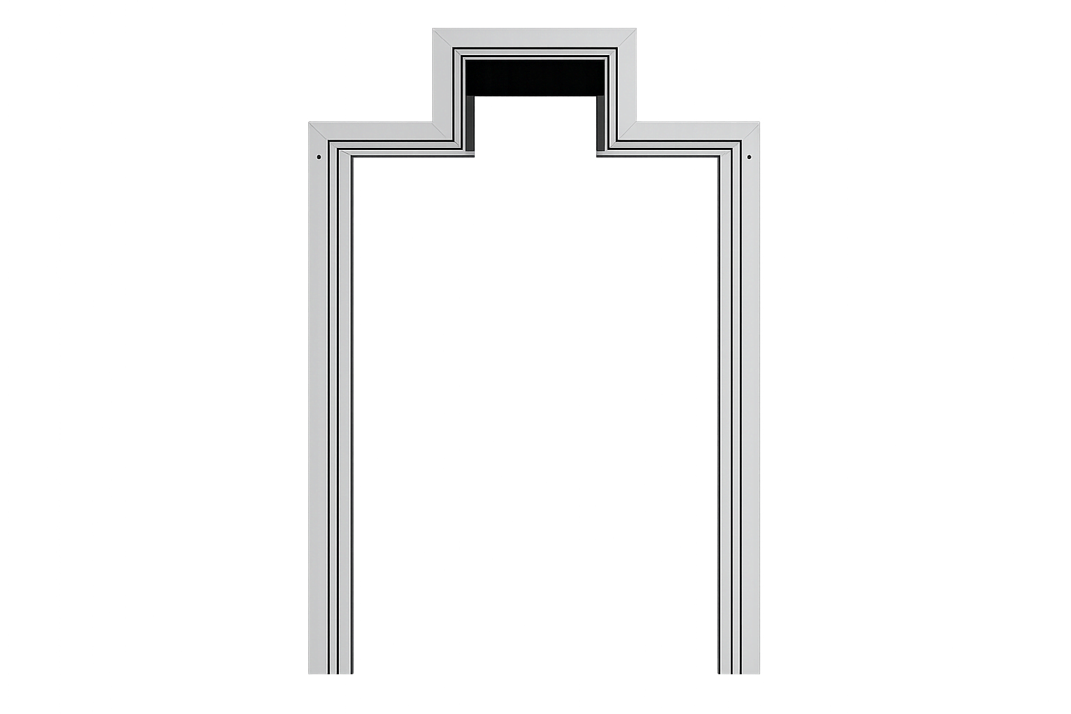 Monoraylı Menteşeli Kapı — Monoray Geçişli Özel Kasa monoraylı menteşeli kapı kasası monoray geçişli özel alt profil alüminyum kasa