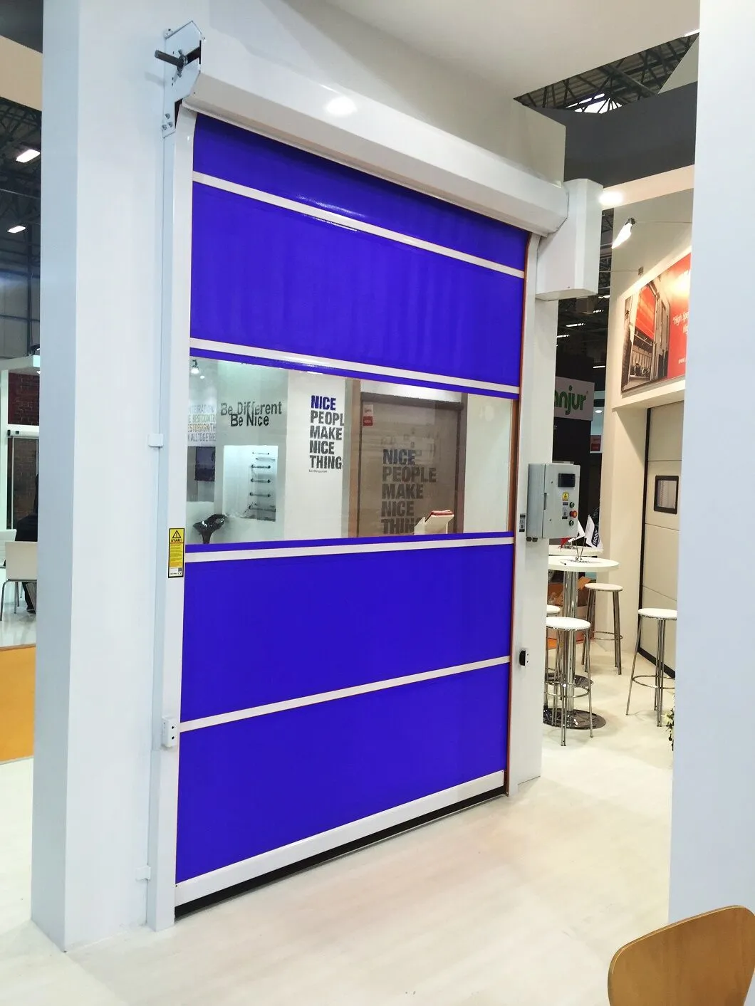 roll-up hızlı sarmal kapı PVC CE belgeli endüstriyel moody group