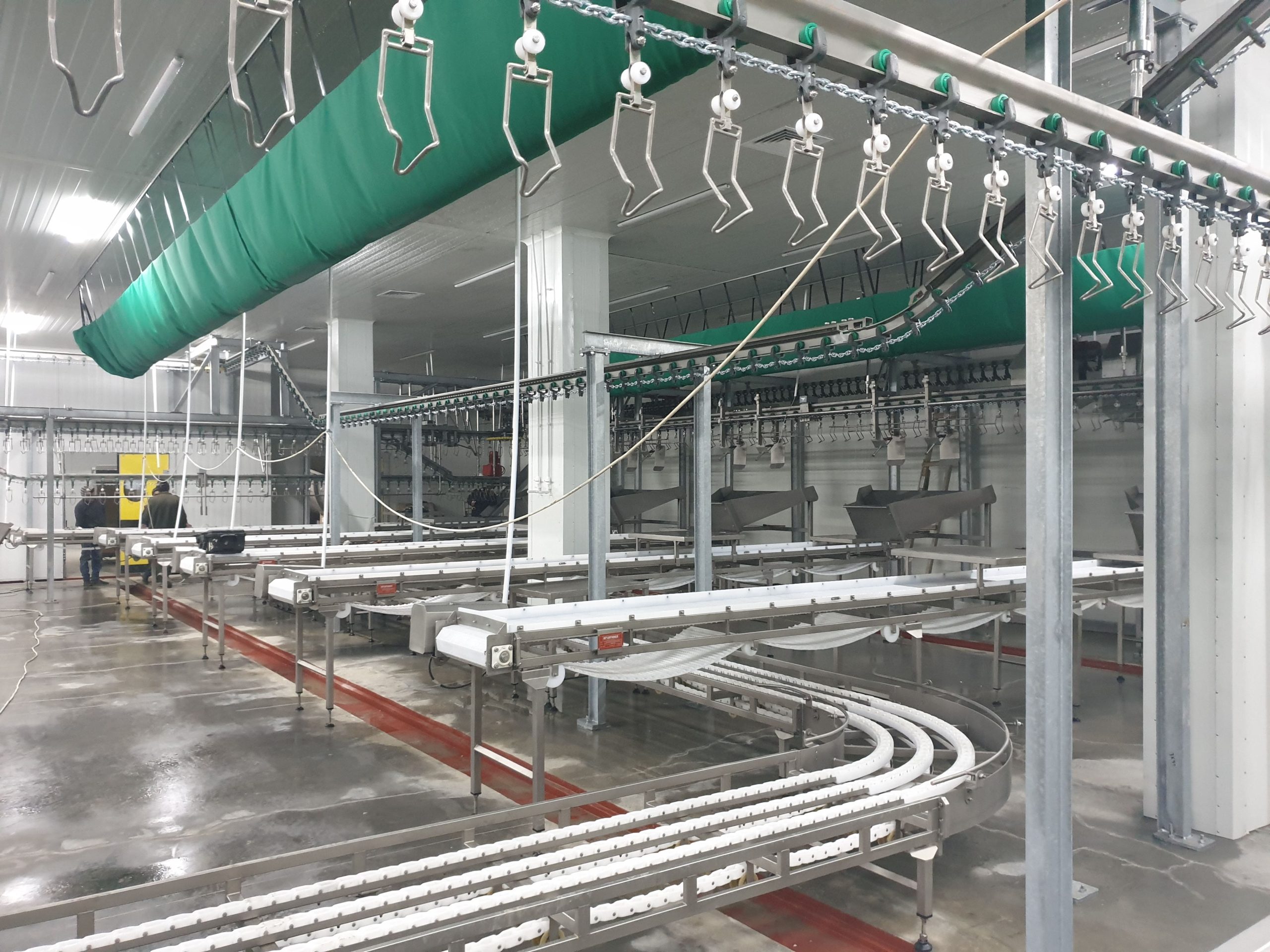 Kanatlı et işleme odası — HACCP uyumlu parçalama ve paketleme odası