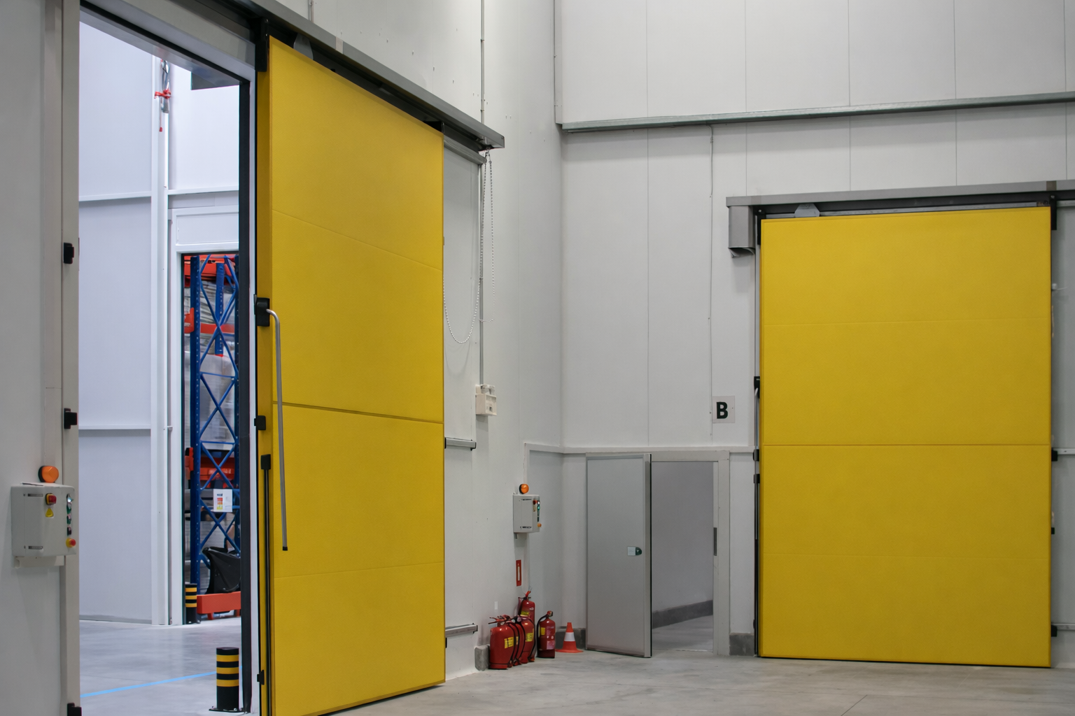 otomatik sürgülü soğuk oda kapısı motorlu kayar kapı CE belgeli moody group