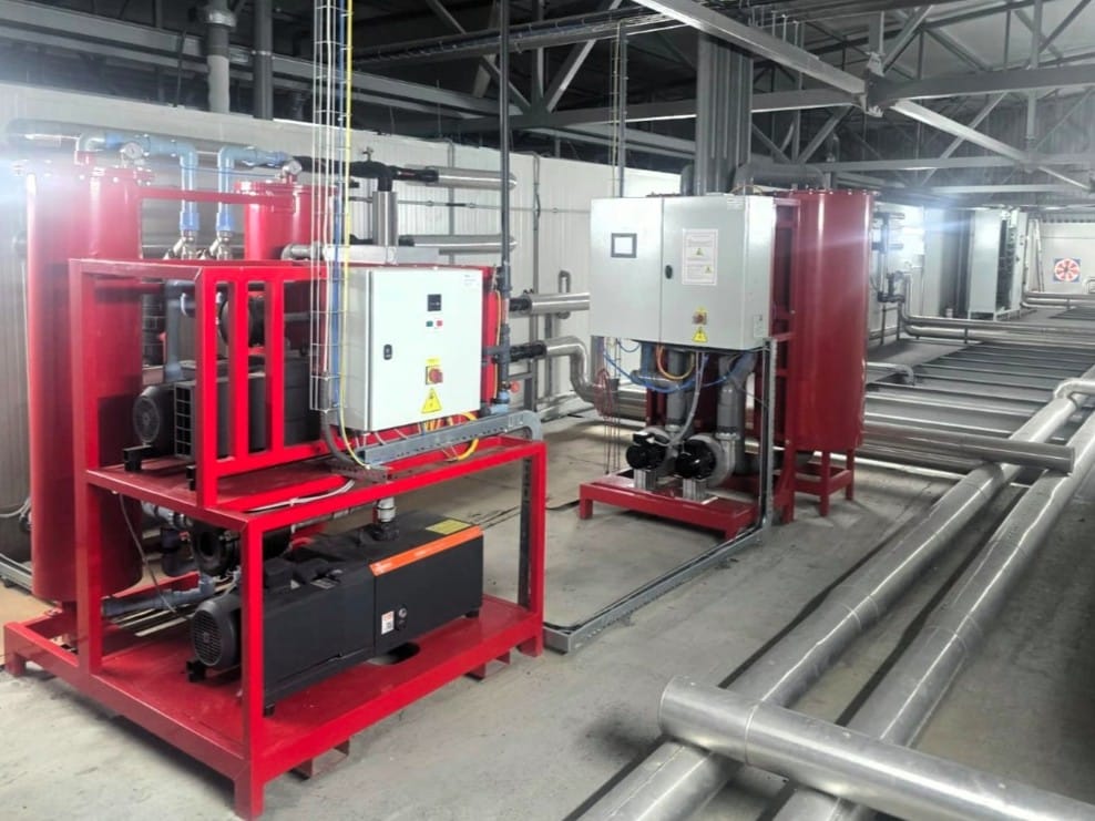 Atmosfer kontrol cihazı motor grubu — CA depo soğutma sistemi Moody Group