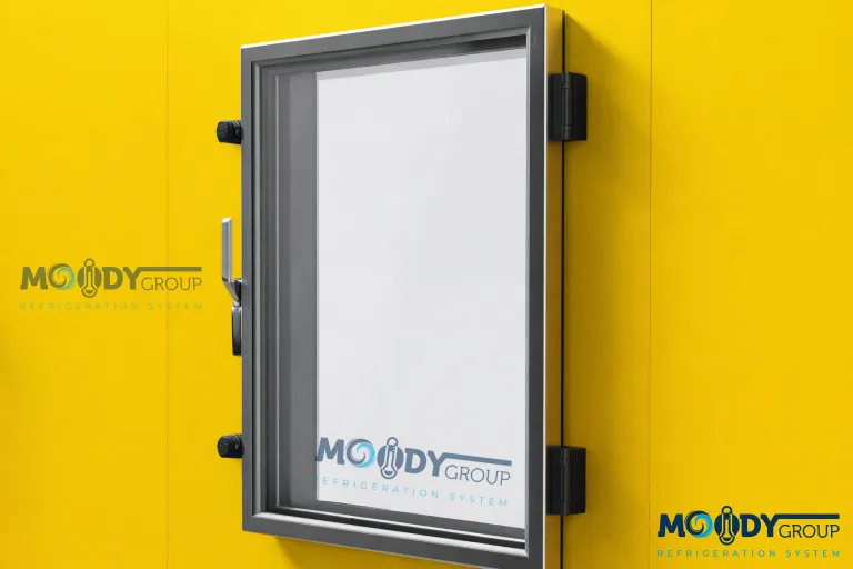 atmosfer kontrollü soğuk oda kapısı ısı yalıtımlı gözetleme penceresi cam sistemi