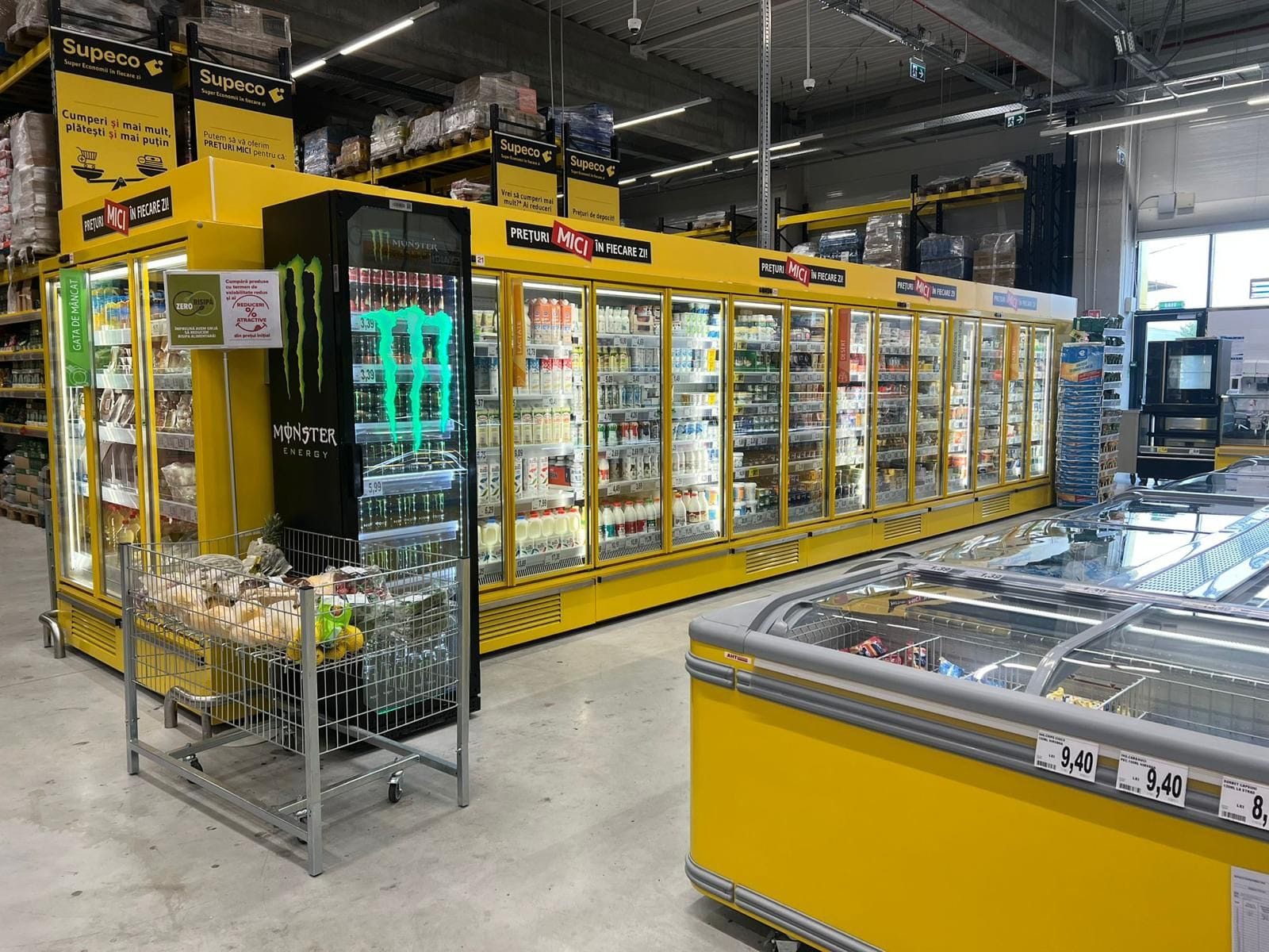 Market soğuk hava deposu şarküteri soğutma bölümü – Moody Group kurulumu