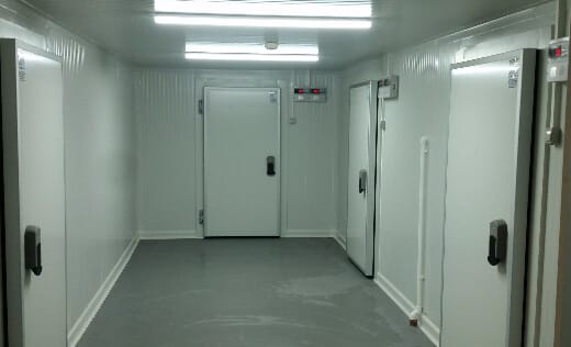 Otel soğuk hava deposu endüstriyel mutfak kurulumu