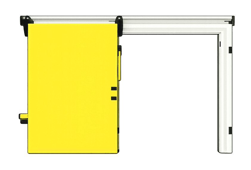 sürgülü soğuk oda kapısı tek kanat