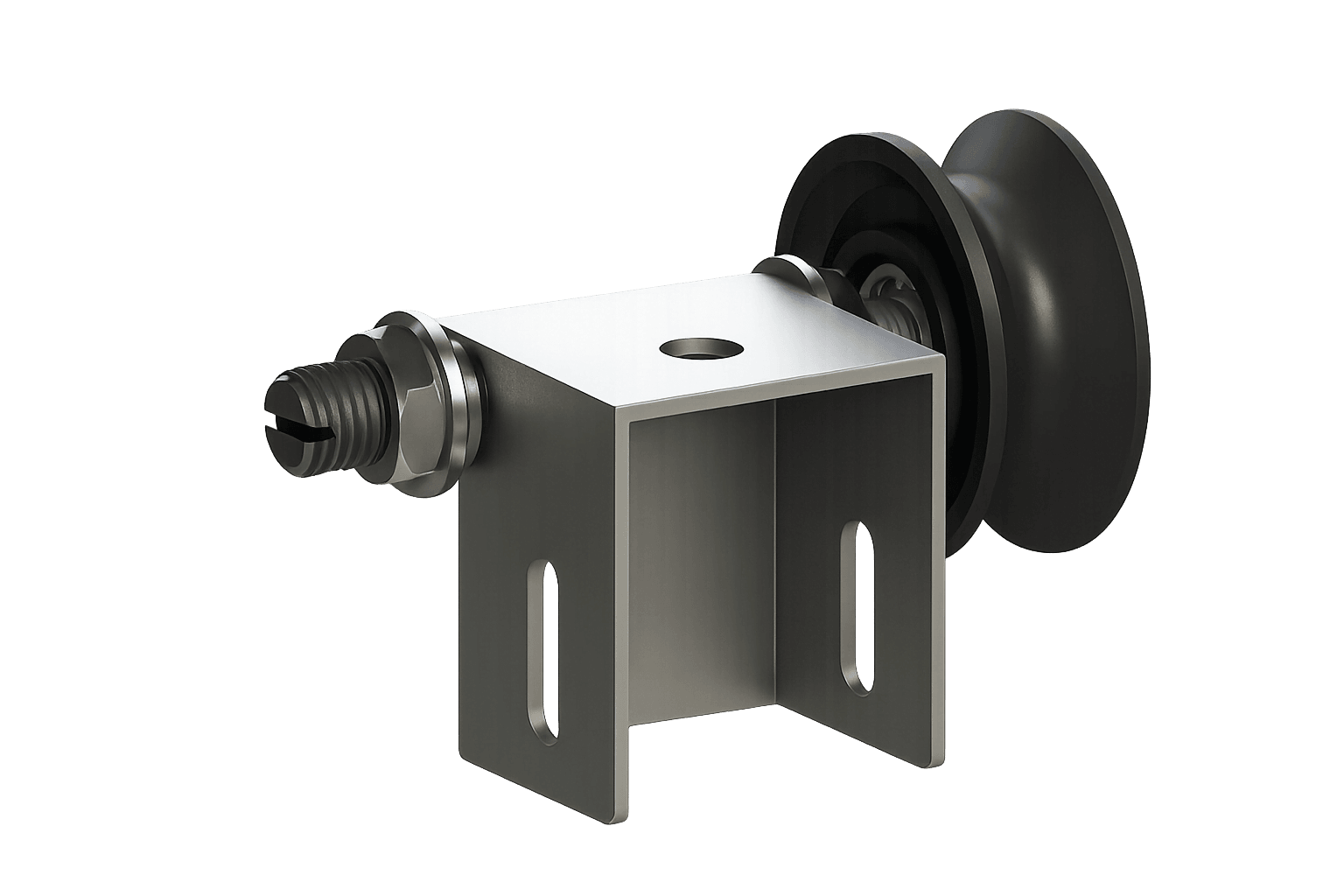 tek kanat sürgülü soğuk oda kapısı üst ray tekerleği makara sistemi