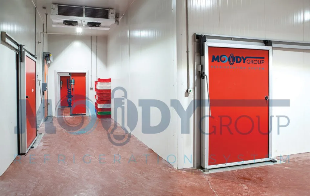 çift kanat menteşeli kapı soğuk oda çarpma tip CE belgeli Moody Group